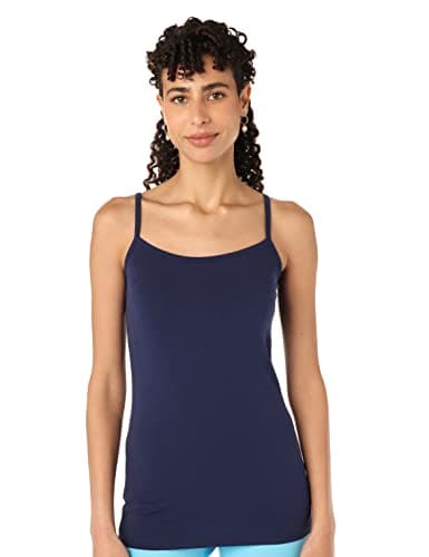 Dice Daily Tank Top for Women - Navy, S- Fitted Shirt