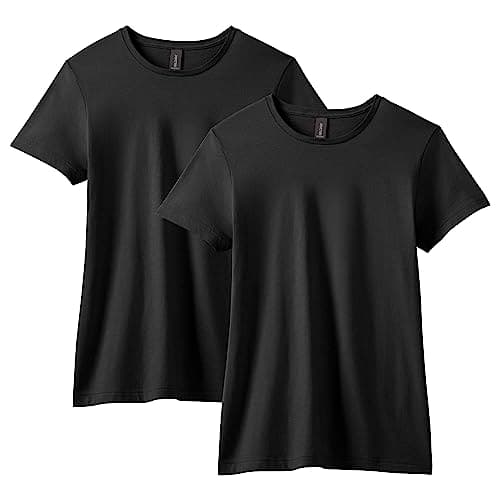 Gildan womens Fitted Cotton T-shirt, 2-pack T-Shirt (pack of 2)