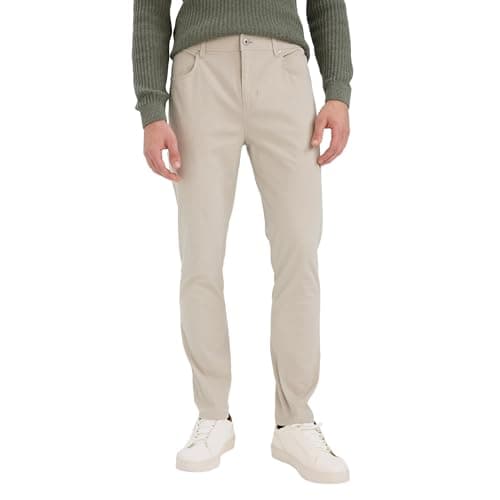 DeFacto Mens Casual Slim Fit Chino Trousers B2089AX Trousers (pack of 1) Pants