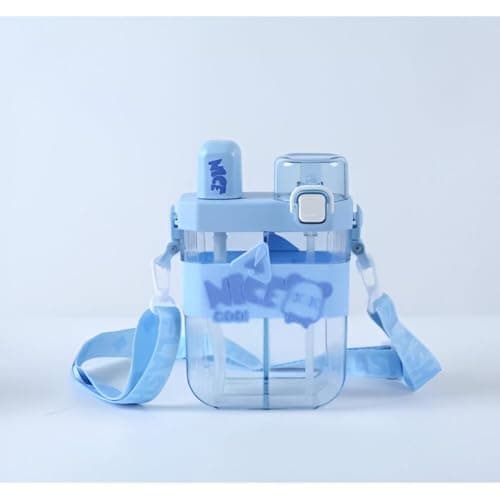 STYLISH WATER BOTTLE - Durable Kids Water Bottle with Straw, Perfect for School and Outdoor Exploration | Lightweight, Leak-Proof Design Ensures Simple Use for Toddlers in Multiple Color Options