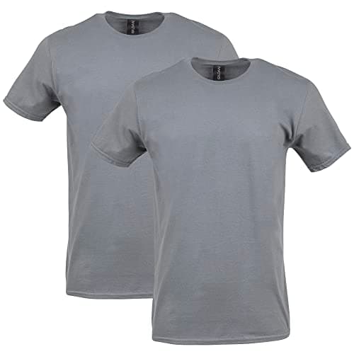 Gildan mens Gildan Men's Softstyle Cotton T-shirt, Style G64000, 2-pack Shirt (pack of 2)