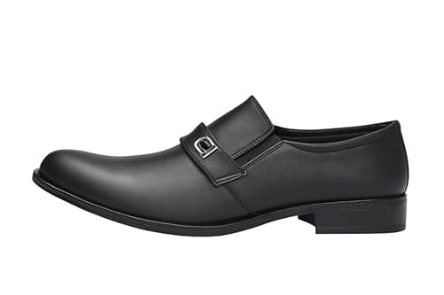 Men's Dress Shoes Leather Slip-on Design Suit Occasions