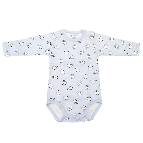Papillon Boys Cotton Long Sleeves Bodysuit Printed Base Layer Underwear (pack of 1) One piece outfit