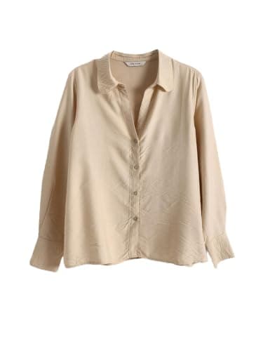 LC WAIKIKI Woman Plain Long Sleeve Dobby Women's Shirt