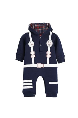 junior Boys Printed Romper with Long Sleeves Romper (pack of 1)
