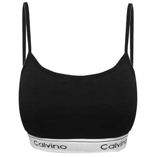 Calvino Womens Cotton Bra Sport Sports Bra (pack of 1)