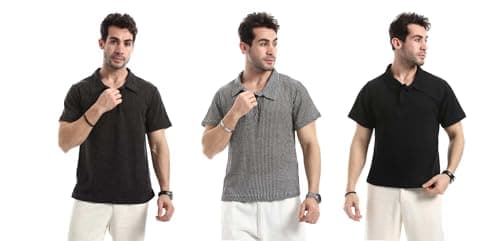 Red Circle Mens Bundle of 3 Ivory Dune Relaxed T-Shirt Bundle of 3 Ivory Dune Relaxed T-Shirt