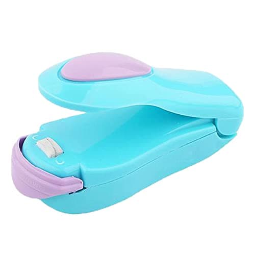 Dodolin Bag Sealer-Food Saver Vacuum Sealer Machine Portable Mini Heat Sealing Machine for Plastic Bag,Chip Bag (Blue)