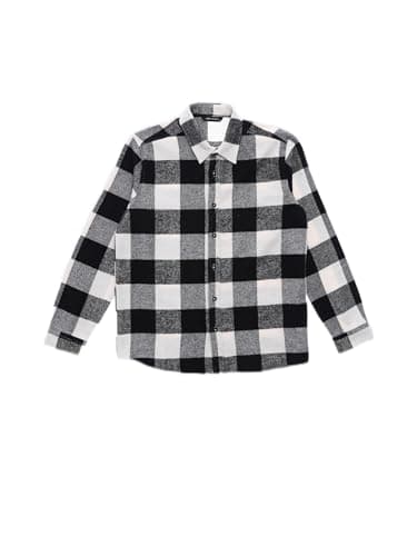 LC WAIKIKI Men Regular Fit Long Sleeve Plaid Flannel Shirt