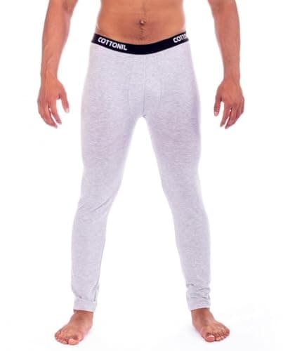 Cottonil Men Men'S Thermal Pants X Relax Cotton Stretch Leggings