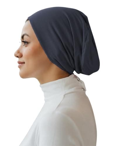 Women's Bandana Hijab Head Scarf Soft Stretch Turban | Modest Scarf, Everyday Wear, Head Wrap, Stretchy Fit Apparel head neck covering