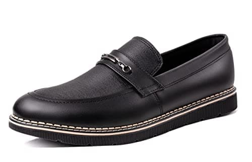 Romba Men's Classic Leather Slip On Shoes
