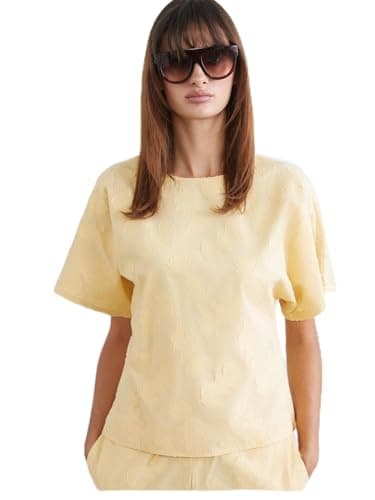 LC WAIKIKI Woman Crew Neck Patterned Blouse