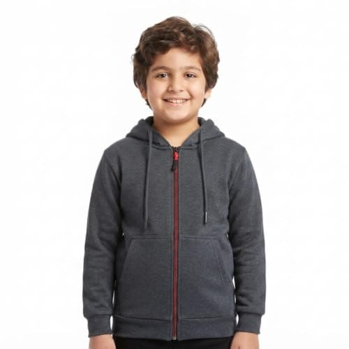 Red Circle Unisex Kids Zipper Sweatshirt Zipper Sweatshirt Outerwear