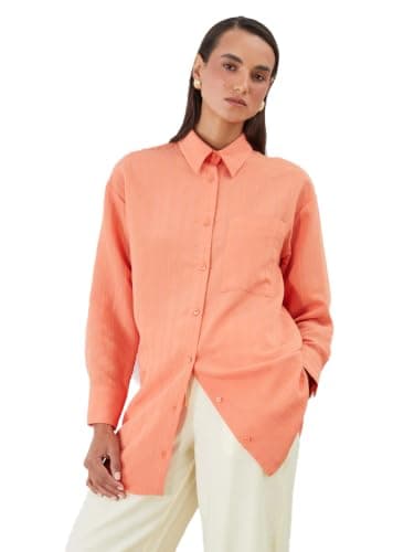 LC WAIKIKI Woman Textured Oversize Women's Shirt Tunic