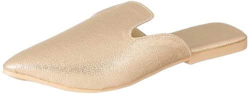 OX womens OX-W-51-Gold/Blue Slipper