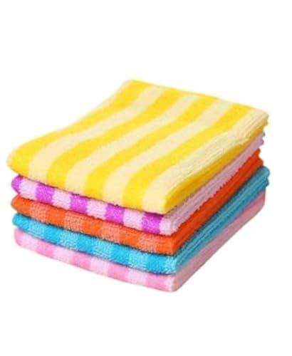 Mixed stripe pattern,multi color - washcloths Towel