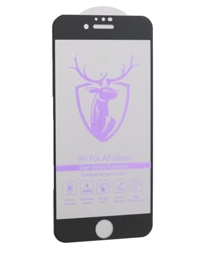 Glass Screen Protector for Apple Iphone 8 - Black