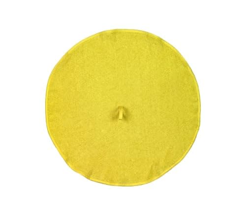 Hélène MOU Cotton Terry Kitchen Towel Set 2-Pieces, 58 cm Size, Yellow