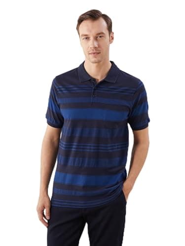 LC WAIKIKI Man Polo Neck Color Block Men's T-Shirt