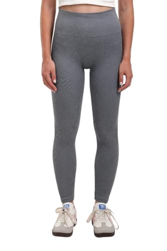 CARINA Womens Ribbed High-Waist Leggings Leggings (pack of 1)