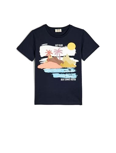 KOTON Boys Short Sleeve T-Shirt Modern