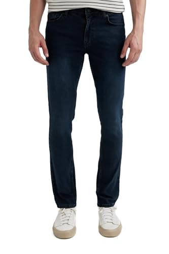 DeFacto Mens Pedro-Slim Fit Denim Denim Trousers R8791AZ Trousers (pack of 1) Pants
