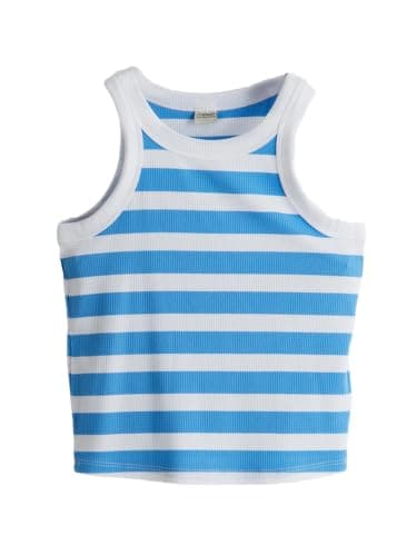 LC WAIKIKI Girl Halter Neck Striped Ribbed Girls' Tank Top