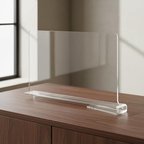 Acrylic Closet Shelf Dividers for Clothes Purses Shoe Storage Organizer