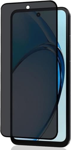 Privacy Tempered Glass Screen Protector For Oppo A6 Pro, Black