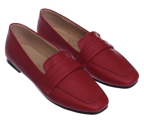 B&W womens B&W-W084-Burgundy Sneaker