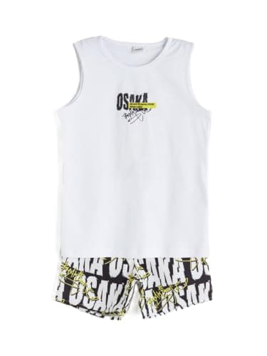 LC WAIKIKI Boy Boys' Crew Neck Tank Top and Swim Shorts
