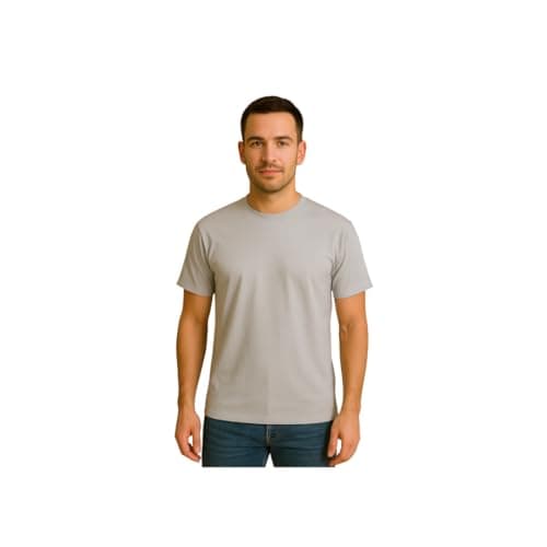Men's and Women's Basic T-Shirt Half Sleeve - Suitable for everyday wear - Plain T-Shirt - 95% Cotton and 5% Elastic