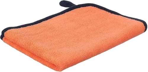 KaberTrade Super Soft Quick Dry Microfiber Car Cleaning Towel for Cleaning and Polishing All Home and Car Furniture (34x56cm - Multicolor - 1 Piece) - KaberTrade