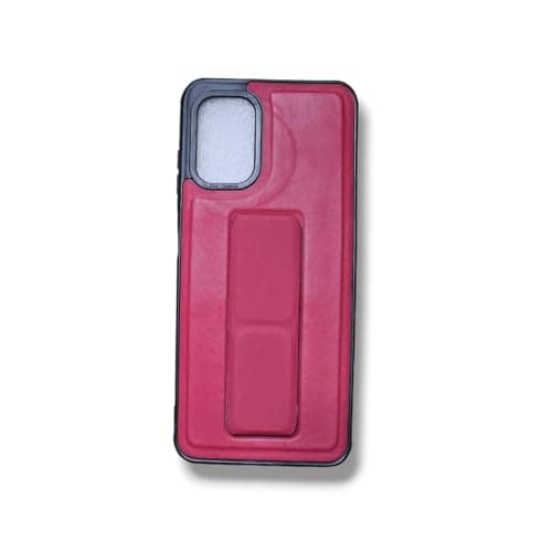 Back cover with stand for Nokia G60, a beautiful leather case with an elegant appearance, solid protection for the mobile phone (red) Cellular phone case