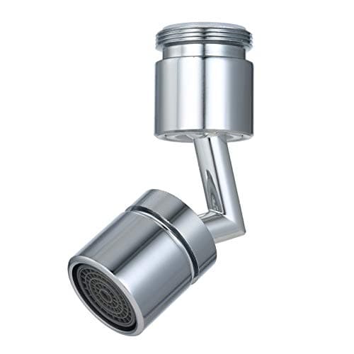 lifcasual 720° Swivel Tap,Splash Filter Faucet,Big Angle Spray Aerator Kitchen Tap,Stainless Steel Lengthen Faucets for Kitchen Sink Faucet water aerator