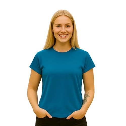 Women’s Classic Fit T-Shirt – Soft Cotton Spandex Blend | Short Sleeve Casual Tee | Everyday Comfort Top