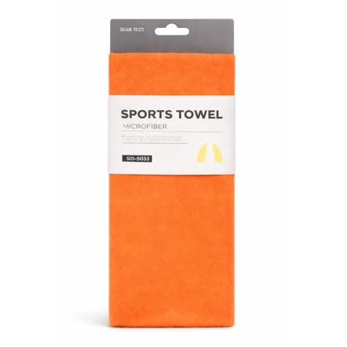 Quick Dry Sports Towel, Ultra Soft Microfiber Nano Fabric, Strong Water Absorption, Lightweight & Fast Drying Gym, Travel, Home Towel, 50x120 cm. (Orange)