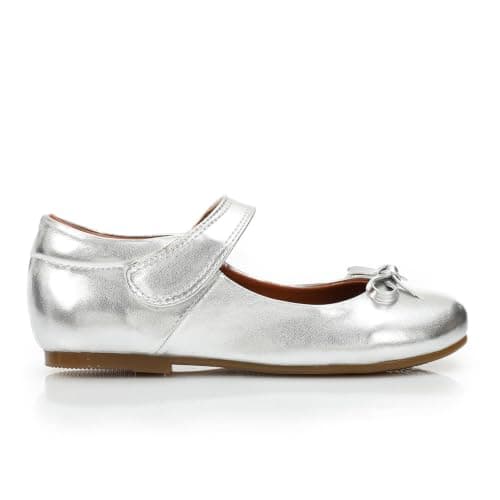 Patent Bow Mary Jane Ballet Flat | Girls Leather Shoes Soft Casual Shoes.