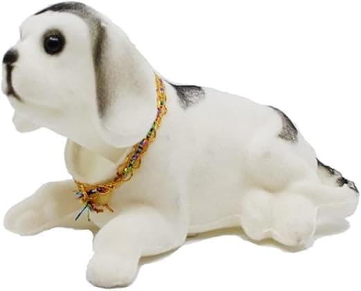 Dog Doll Cute Car Dashboard Office Home Cute Design (White) - SA CAR Auto part