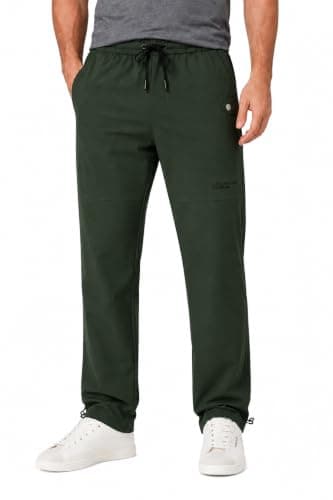 White Rabbit Men Slip On Plain Olive Practical Joggers
