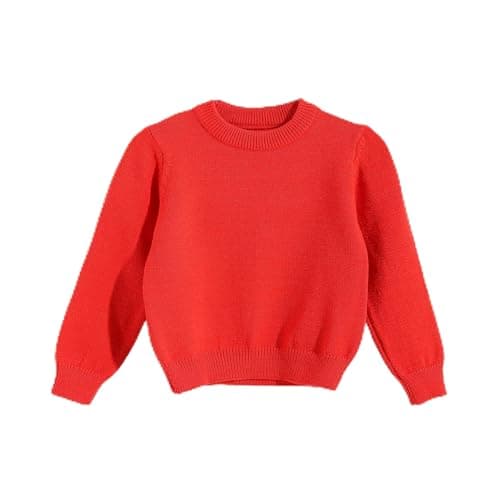 Red Circle Unisex Kids Round neck plain booklet Round neck plain booklet