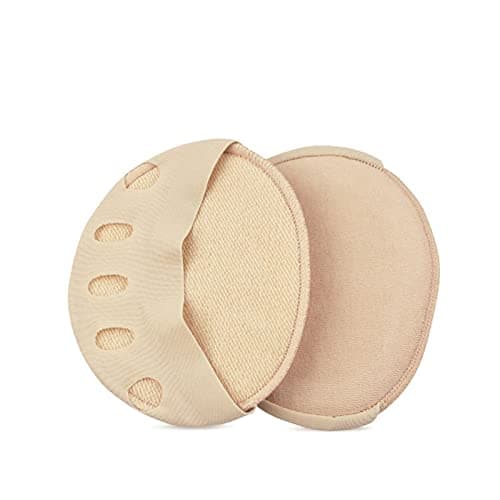 DGDH Honeycomb Fabric Forefoot Pads, 1 Pair Honeycomb Fabric Forefoot Pads Keeps Your Feet Toes Arches Protected Arches Protected Toes Insert Pad Pain Relief (Color : Beige)