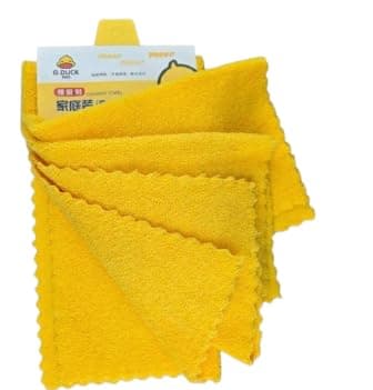 Microfiber Towel Set of 3 - Double Face 30x30cm | Highly Absorbent for Cleaning and Polishing
