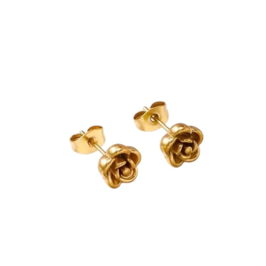 Rose Gold Stainless Steel Earrings Suitable for Daily and Occasions, Light and Practical, Easy to Match Different Outfits, Give You a Unique Feminine Touch.