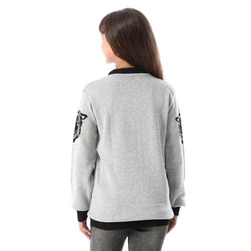 CAESAR Womens Unisex wool pullover featuring a lion design on the chest Unisex wool pullover featuring a lion design on the chest Outerwear