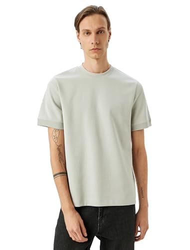 KOTON Mens Boxy Fit T-Shirt Modern (pack of 1)