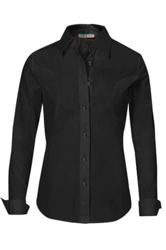 شميز حريمى BASIC سادة قطن - اسود Shirt
