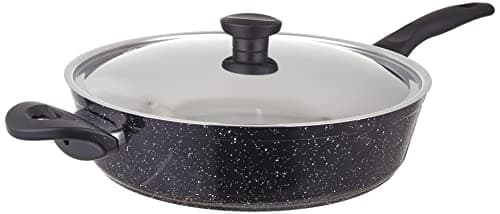 Top Chef Granit saute pan Siz 30 Black Saute fry pan