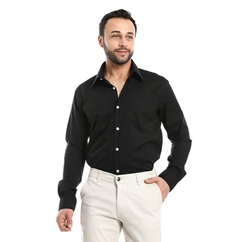 Andora Mens Classic Regular Fit Plain 36W24M3907 Western (pack of 1) Shirt
